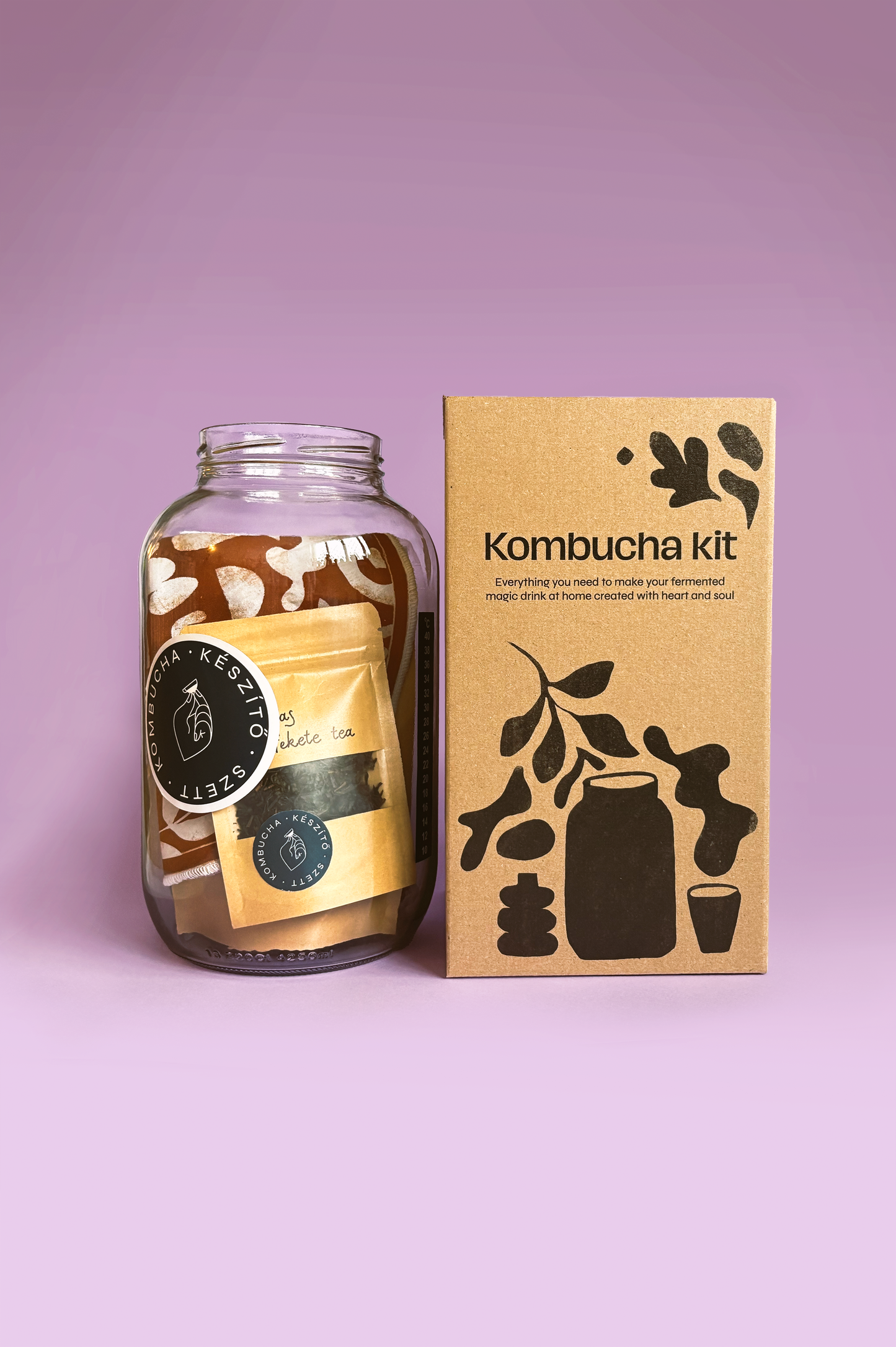 Kombucha készítő szett Korty Kollektíva